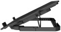NATEC PODSTAWKA CHŁODZĄCA DIPPER 2 12.1-17.3'' Z WENTYLATOREM, PODŚWIETLENIE, USB