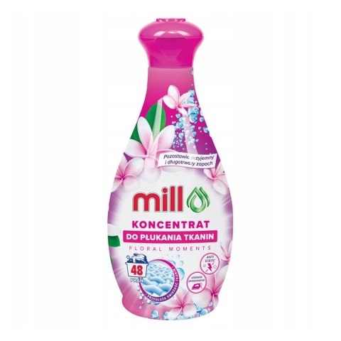 MILL Koncentrat do płukania tkanin FLORAL MOMENTS 1,3L 48 płukań (opak.zb 9 szt.)