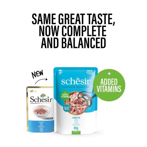SCHESIR dla kotów Adult Tuńczyk 85g