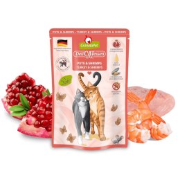 GranataPet DeliCatessen indyk i krewetki karma mokra dla kota 85g