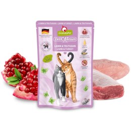 GranataPet DeliCatessen jagnięcina i indyk karma mokra dla kota 85g