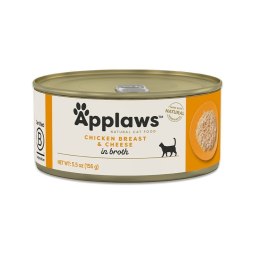 APPLAWS Natural Cat Food Filet kurczaka z serem - mokra karma dla kota - 156g