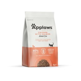 APPLAWS CAT Kurczak i Łosoś - karma dla kotów z wysoką zawartością mięsa - 2kg