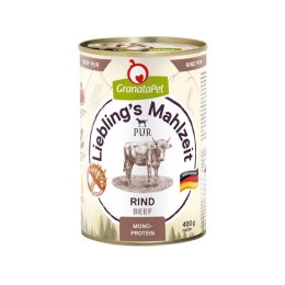 GranataPet Liebling´s Mahlzeit wołowina mokra karma dla psa 400g