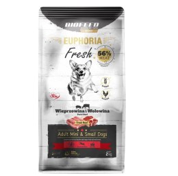 BIOFEED Euphoria Fresh Meat Wieprz/Wołow Xs/S 2kg