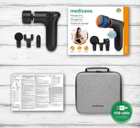 Masażer pistoletowy Medisana MG 560 Hot&Cold Masażer pistoletowy Medisana MG 560 Hot&Cold