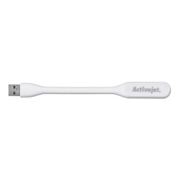 Activejet Lampka do komputera czytania USB 5V Biała
