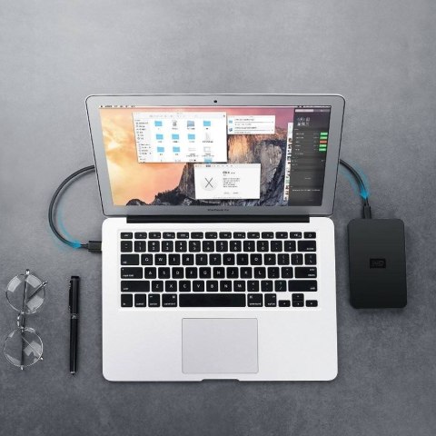 Ugreen kabel USB - mini USB 480 Mbps 3 m US132 (czarny)