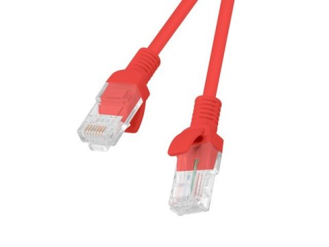 PATCHCORD KAT.6 UTP 3M CZERWONY FLUKE PASSED LANBERG 10-PACK