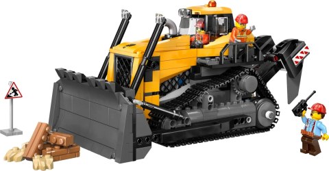 LEGO CITY 60466 BIG VEHICLES YELLOW BULLDOZER WITH FRONT LOADER