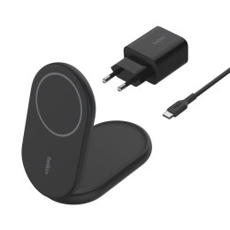 BELKIN ŁADOWARKA MAGSAFE QI2 15W CZARNA ZASILACZ