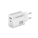 ESPERANZA ŁADOWARKA SIECIOWA 20W USB-C PD 20W / USB-A QC 3.0 18W BIAŁA EZC105W