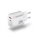 ESPERANZA ŁADOWARKA SIECIOWA 20W USB-C PD 20W / USB-A QC 3.0 18W BIAŁA EZC105W