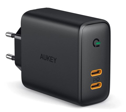 AUKEY PA-D2 ŁADOWARKA SIECIOWA 36W 2XUSB-C PD AUKEY PA-D2 ŁADOWARKA SIECIOWA 36W 2XUSB-C PD