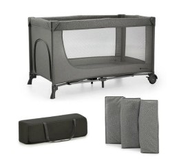 Kinderkraft Łóżeczko turystyczne Joy 2 ciemnoszary