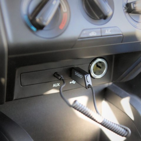 SAVIO TRANSMITER AUX, USB, BLUETOOTH 5.3, FUNKCJA ZESTAWU GŁOŚNOMÓWIĄCEGO, TR-16 SAVIO TRANSMITER AUX, USB, BLUETOOTH 5.3, FUNKCJA ZESTAWU GŁOŚNOMÓWIĄCEGO, TR-16