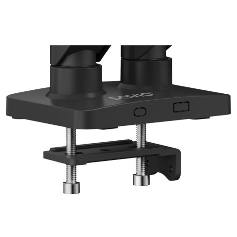 SAVIO PODWÓJNY UCHWYT BIURKOWY NA MONITORY 17"-32" 2X 2-9 KG NA SPRĘŻYNIE UM-04 SAVIO PODWÓJNY UCHWYT BIURKOWY NA MONITORY 17"-32" 2X 2-9 KG NA SPRĘŻYNIE UM-04