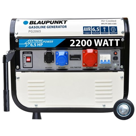 Agregat prądotwórczy / generator 2,2 kW Blaupunkt 6,5 KM BPG-TP-2065-A38X (WYPRZEDAŻ) Agregat prądotwórczy / generator 2,2 kW Blaupunkt 6,5 KM BPG-TP-2065-A38X (WYPRZEDAŻ)