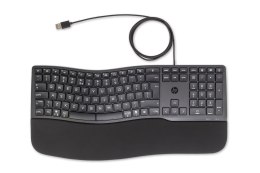 Klawiatura HP 480 Comfort Wired Keyboard przewodowa czarna 8T6M1AA