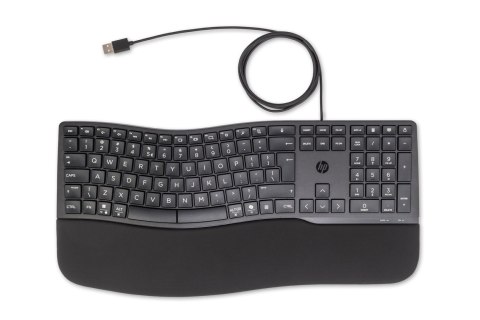 Klawiatura HP 480 Comfort Wired Keyboard przewodowa czarna 8T6M1AA