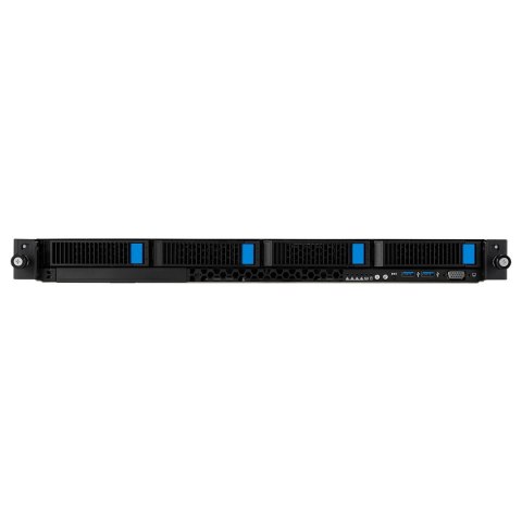 Platforma Asus Rack (1U) RS501A-E12-RS4 AMD Epyc 9005/9004 (4x NVMe/SATA HS, 2xM.2, 2x1Gbe, IPMI, 1+1 1600W )