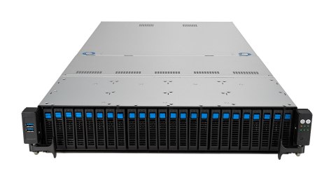 Platforma Asus Rack (2U) RS520A-E12-RS24U AMD Epyc 9004 (24x NVMe, 2xM.2, 2x10Gbe, IPMI, 1+1 1600W)