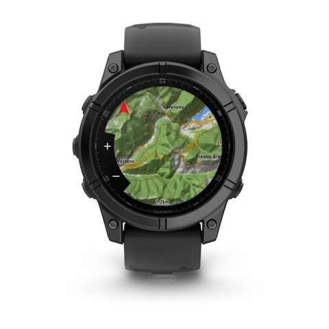 Zegarek sportowy Garmin Fenix E Stainless Steel AMOLED 47mm Czarny Zegarek sportowy Garmin Fenix E Stainless Steel AMOLED 47mm Czarny