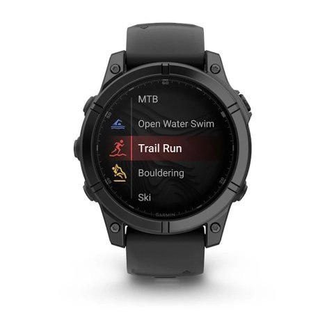 Zegarek sportowy Garmin Fenix E Stainless Steel AMOLED 47mm Czarny Zegarek sportowy Garmin Fenix E Stainless Steel AMOLED 47mm Czarny