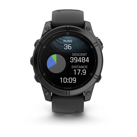 Zegarek sportowy Garmin Fenix E Stainless Steel AMOLED 47mm Czarny Zegarek sportowy Garmin Fenix E Stainless Steel AMOLED 47mm Czarny