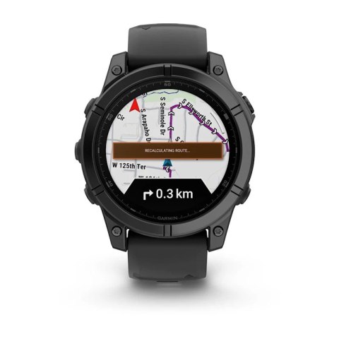 Zegarek sportowy Garmin Fenix E Stainless Steel AMOLED 47mm Czarny Zegarek sportowy Garmin Fenix E Stainless Steel AMOLED 47mm Czarny
