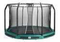 Trampolina Premium Ground Combo 427cm zielona