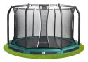 Trampolina Premium Ground Combo 427cm zielona