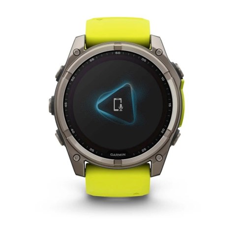 Zegarek Garmin Fenix 8 Solar Sapphire Titanium Amp Yellow/Graphite Zegarek Garmin Fenix 8 Solar Sapphire Titanium Amp Yellow/Graphite