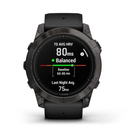 Zegarek sportowy Garmin Epix Pro Gen 2 Sapphire AMOLED 51mm Czarny Zegarek sportowy Garmin Epix Pro Gen 2 Sapphire AMOLED 51mm Czarny