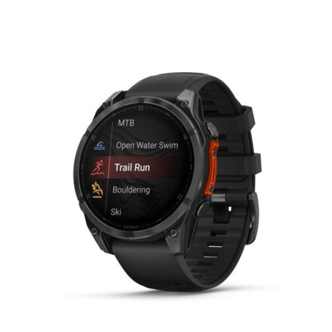 Zegarek sportowy Garmin Fenix 8 AMOLED 47mm Czarny Zegarek sportowy Garmin Fenix 8 AMOLED 47mm Czarny
