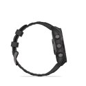 Zegarek sportowy Garmin Fenix 8 Sapphire Titanium Carbon Grey DLC 47mm Czarny