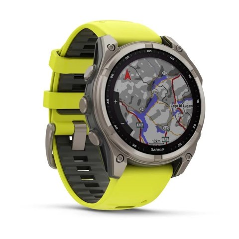 Zegarek sportowy Garmin Fenix 8 Solar Sapphire AMOLED 47mm Tytanowy Zegarek sportowy Garmin Fenix 8 Solar Sapphire AMOLED 47mm Tytanowy