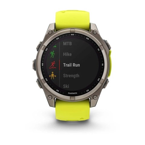 Zegarek sportowy Garmin Fenix 8 Solar Sapphire AMOLED 47mm Tytanowy Zegarek sportowy Garmin Fenix 8 Solar Sapphire AMOLED 47mm Tytanowy