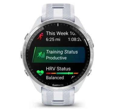 Zegarek sportowy Garmin Forerunner 965 mleczny kwarc Zegarek sportowy Garmin Forerunner 965 mleczny kwarc