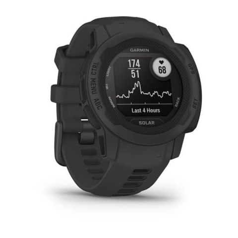 Zegarek sportowy Garmin Instinct 2S Solar Graphite 40mm Grafitowy Zegarek sportowy Garmin Instinct 2S Solar Graphite 40mm Grafitowy