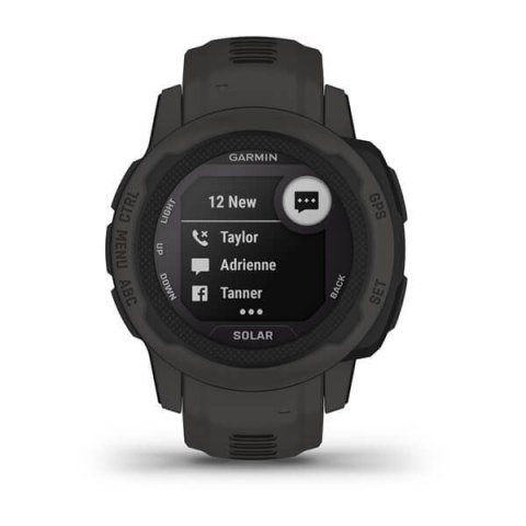 Zegarek sportowy Garmin Instinct 2S Solar Graphite 40mm Grafitowy Zegarek sportowy Garmin Instinct 2S Solar Graphite 40mm Grafitowy
