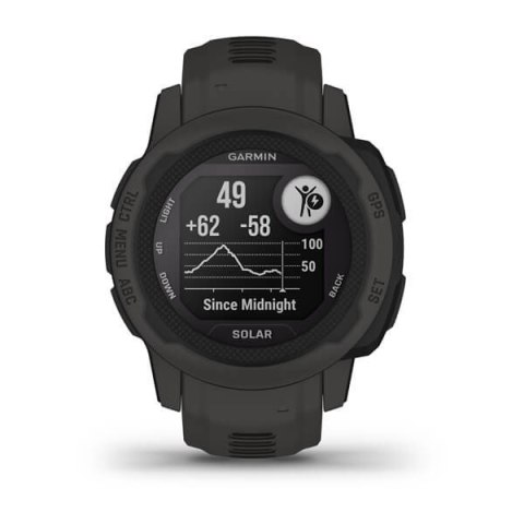 Zegarek sportowy Garmin Instinct 2S Solar Graphite 40mm Grafitowy Zegarek sportowy Garmin Instinct 2S Solar Graphite 40mm Grafitowy