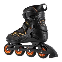 Łyżworolki NILS Extreme NA9022 czarno-pomarańczowe rozm. 42 (WYPRZEDAŻ)