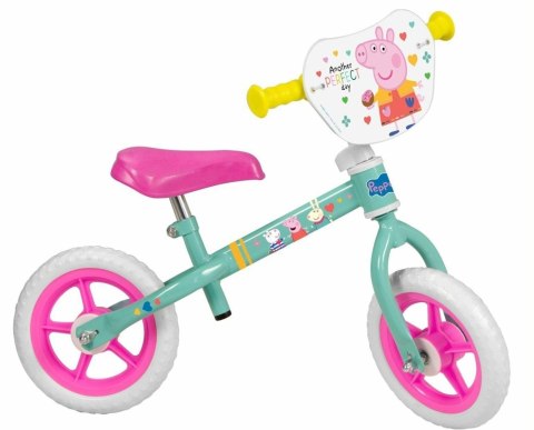 Rowerek biegowy 10" Świnka Peppa zielony 198 Green Rowerek biegowy 10" Świnka Peppa zielony 198 Green