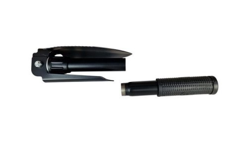 Saperka taktyczna wielofunkcyjna AZYMUT Traper czarna +pokrowiec