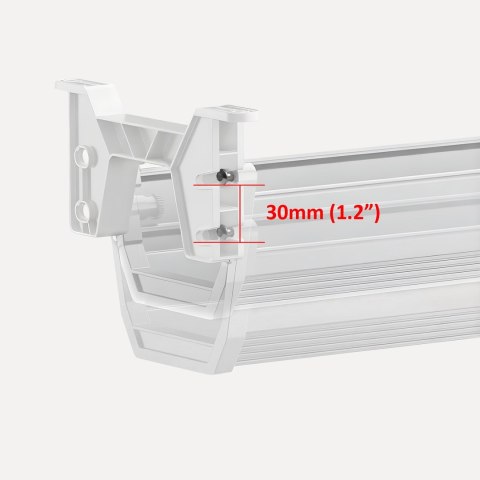MACLEAN ORGANIZER PODBIURKOWY NA KABLE/ PRZEDŁUŻACZ, MAX. OBCIĄŻENIE 5KG, BIAŁY MC-106 W MACLEAN ORGANIZER PODBIURKOWY NA KABLE/ PRZEDŁUŻACZ, MAX. OBCIĄŻENIE 5KG, BIAŁY MC-106 W