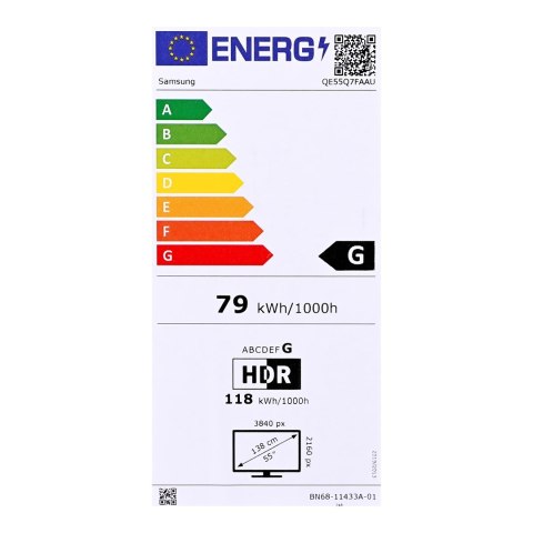 Telewizor Samsung QE55Q7FAAUXXH QLED 55'' 4K Ultra HD Tizen Q-Symphony DVB-T2 Czarny (MODEL 2025) Telewizor Samsung QE55Q7FAAUXXH QLED 55'' 4K Ultra HD Tizen Q-Symphony DVB-T2 Czarny (MODEL 2025)