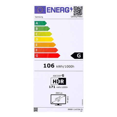 Telewizor Samsung QE65Q7FAAUXXH QLED 65'' 4K Ultra HD Tizen Q-Symphony DVB-T2 Czarny (MODEL 2025) Telewizor Samsung QE65Q7FAAUXXH QLED 65'' 4K Ultra HD Tizen Q-Symphony DVB-T2 Czarny (MODEL 2025)