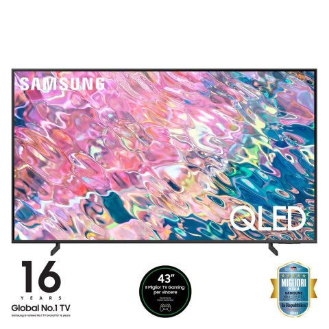 Telewizor 43" QLED Samsung QE43Q60B (4K HDR 3100 PQI DVB-T2 HEVC Smart) (WYPRZEDAŻ) Telewizor 43" QLED Samsung QE43Q60B (4K HDR 3100 PQI DVB-T2 HEVC Smart) (WYPRZEDAŻ)