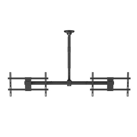 MACLEAN UCHWYT SUFITOWY DLA DWÓCH TV, MAX. OBCIĄŻENIE 2X40KG, 34-60", MAX VESA 600X400 MC-111 B MACLEAN UCHWYT SUFITOWY DLA DWÓCH TV, MAX. OBCIĄŻENIE 2X40KG, 34-60", MAX VESA 600X400 MC-111 B